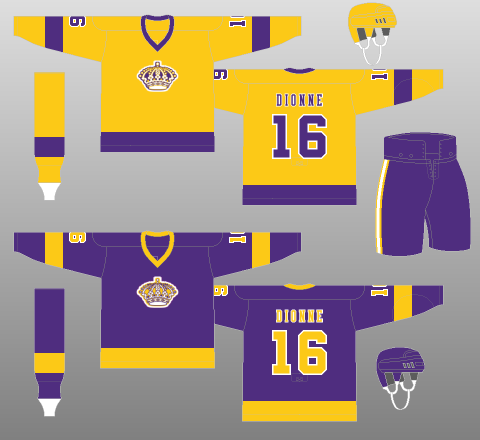 NHL Los Angeles Kings 1968-69 uniform and jersey original art – Heritage  Sports Art