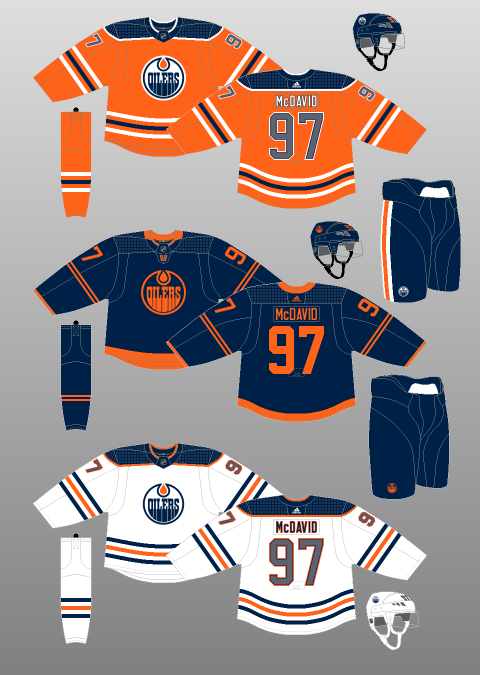 David Barter  Edmonton Oilers: NHL Jersey Re-Design