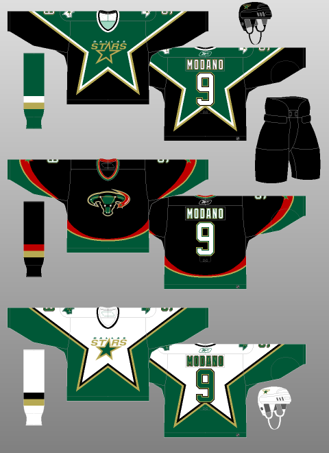 David Barter  Dallas Stars: NHL Jersey Re-Design